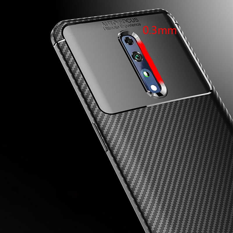 Oppo Reno Z Kılıf Zore Negro Silikon Kapak Lacivert