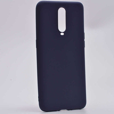 Oppo RX17 Pro Kılıf Zore Premier Silikon Kapak Lacivert