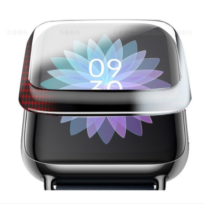 Oppo Watch 41mm Zore PMMA Pet Saat Ekran Koruyucu Siyah