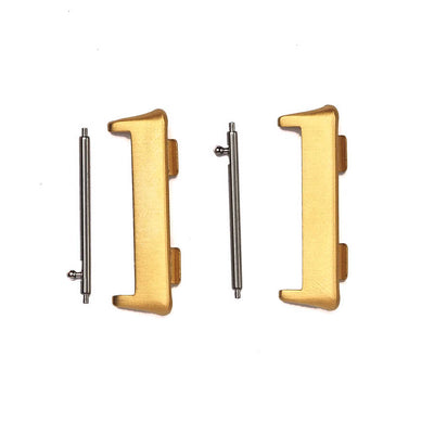 Oppo Watch 46mm 22mm Metal Kordon Dönüştürücü Gold