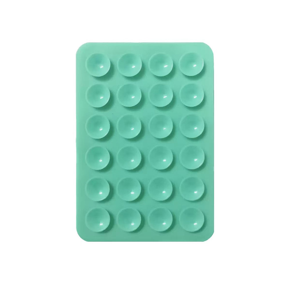 Öpücüklü 02 Çift Taraflı Silikon Telefon Tutucu 6,50cm x 10cm Turkuaz