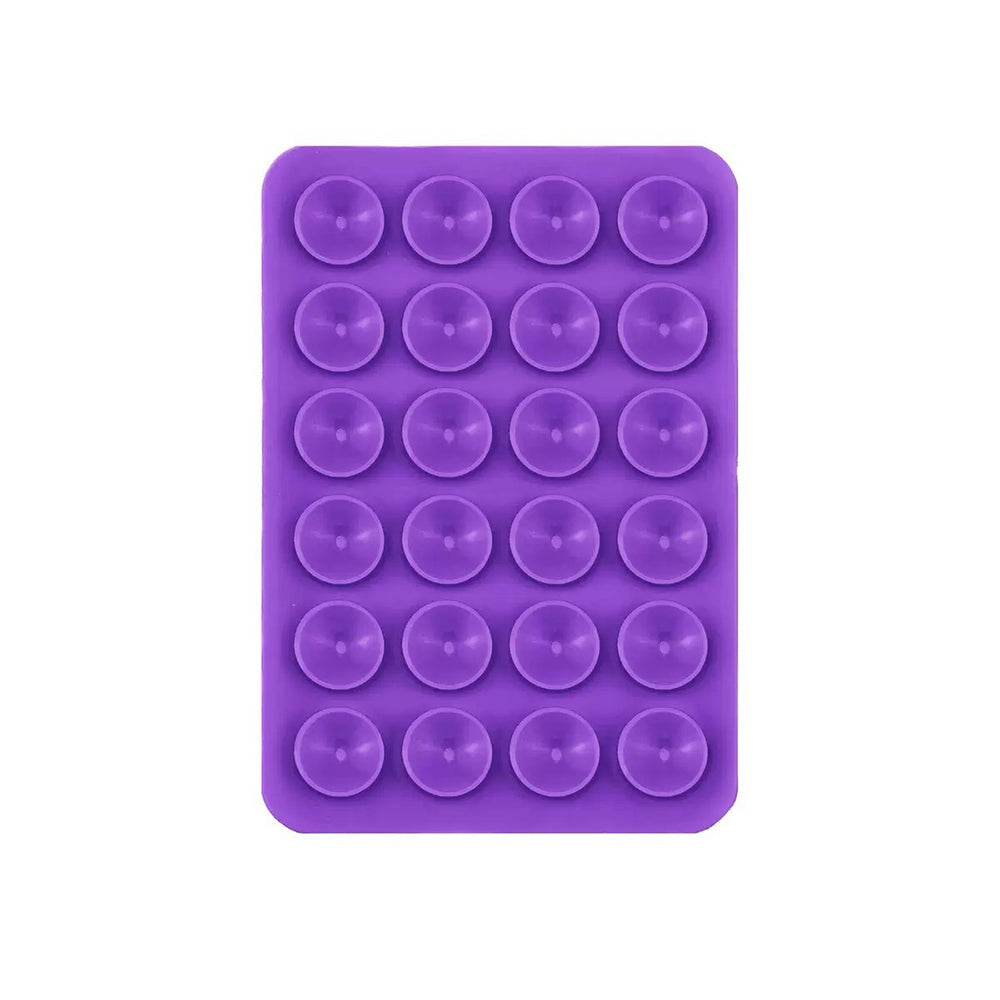 Öpücüklü 02 Çift Taraflı Silikon Telefon Tutucu Mor