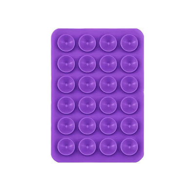 Öpücüklü 02 Çift Taraflı Silikon Telefon Tutucu Mor