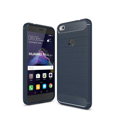 Huawei P9 Lite 2017 Kılıf Zore Room Silikon Kapak Lacivert