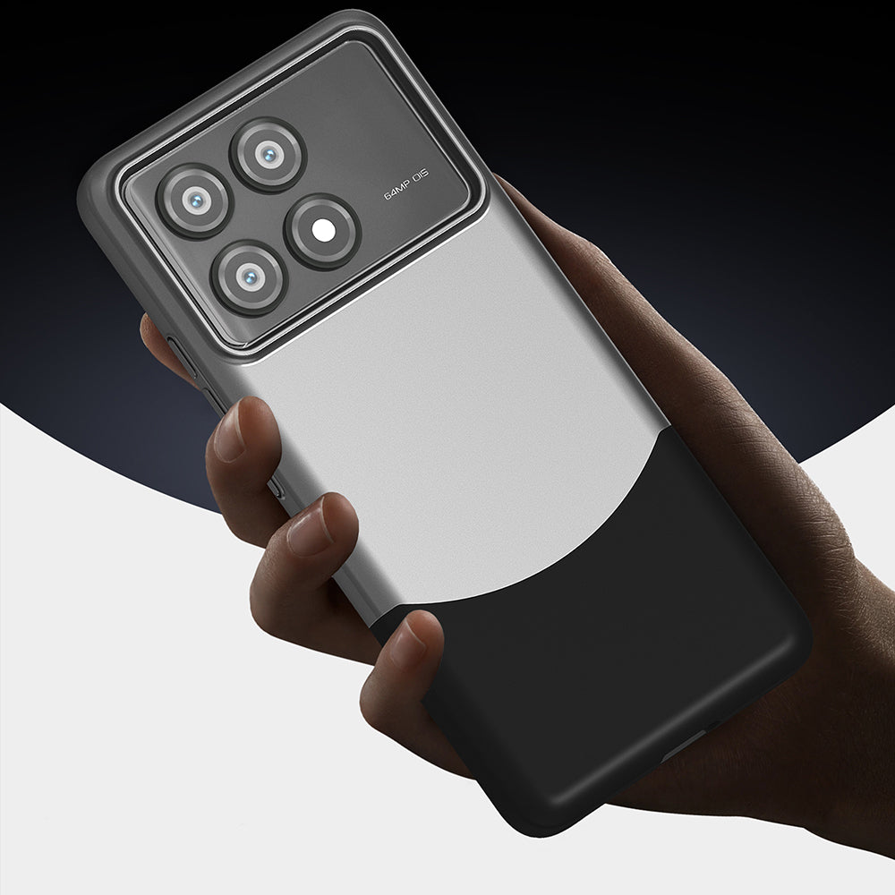 Poco X6 Pro Kılıf Mıknatıslı Zore Duble Kapak Siyah