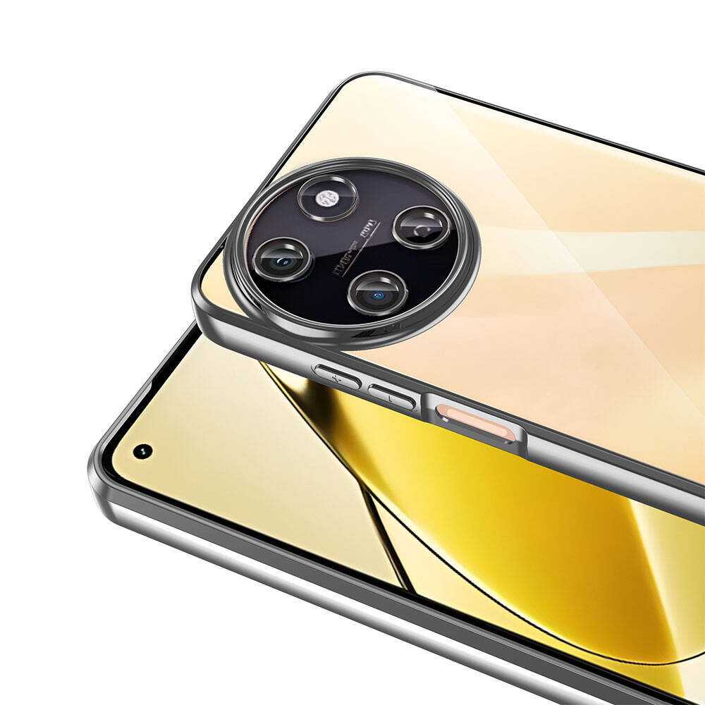 Realme 11 4G Kılıf Kamera Korumalı Logo Gösteren Zore Omega Kapak Derin Mor