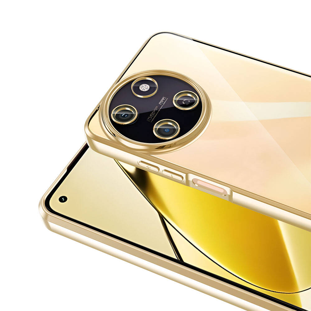 Realme 11 4G Kılıf Kamera Korumalı Logo Gösteren Zore Omega Kapak Siyah