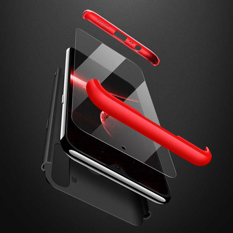 Realme 5 Kılıf Zore Ays Kapak Kırmızı