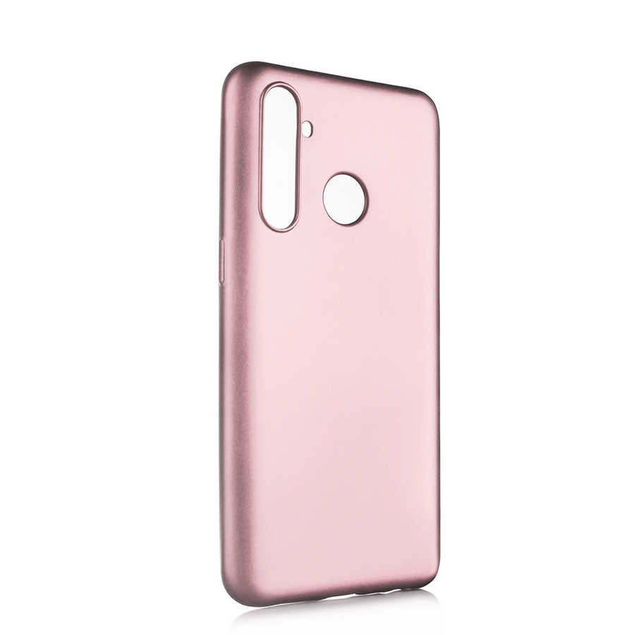 Realme 5 Pro Kılıf Zore Premier Silikon Kapak Saks Mavi