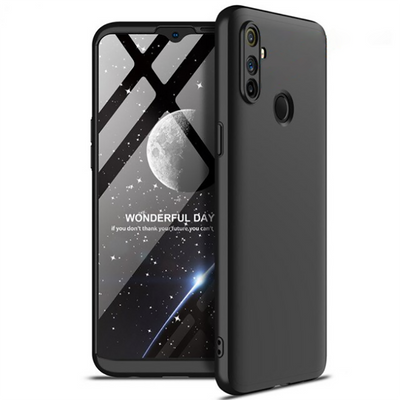 Realme 5İ Kılıf Zore Ays Kapak Siyah