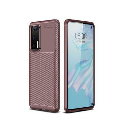 Huawei P40 Kılıf Zore Negro Silikon Kapak Lacivert