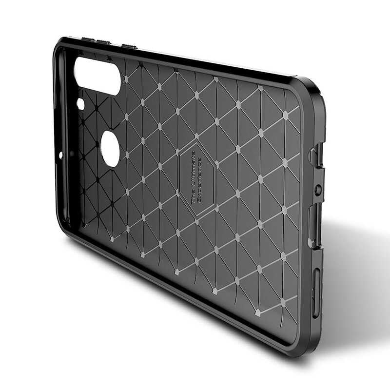 Galaxy A21 Kılıf Zore Negro Silikon Kapak Kahverengi