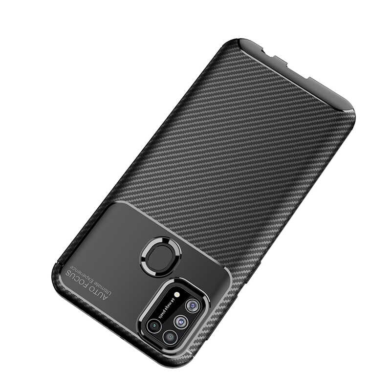 Galaxy M31 Kılıf Zore Negro Silikon Kapak Lacivert