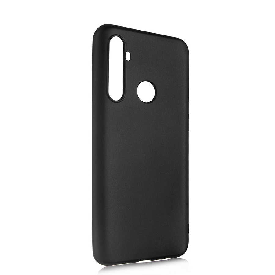 Realme 5İ Kılıf Zore Premier Silikon Kapak Siyah