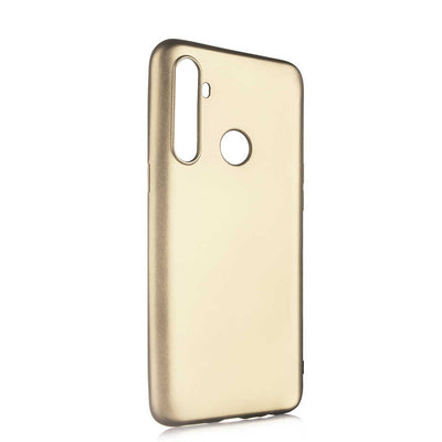 Realme 5İ Kılıf Zore Premier Silikon Kapak Gold