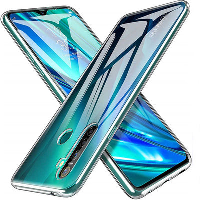 Realme 5i Kılıf Zore Süper Silikon Kapak Renksiz