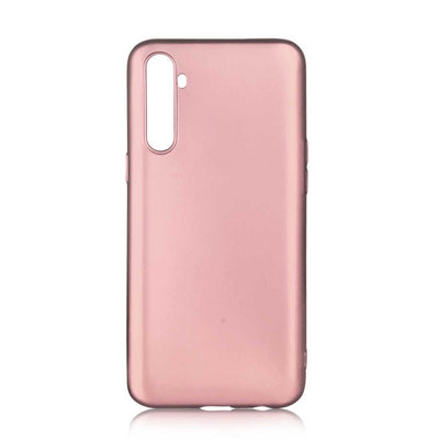Realme 6 Kılıf Zore Premier Silikon Kapak Rose Gold
