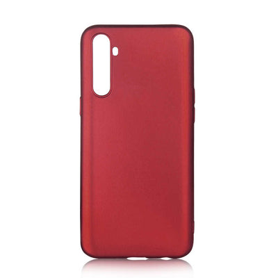 Realme 6 Kılıf Zore Premier Silikon Kapak Mürdüm