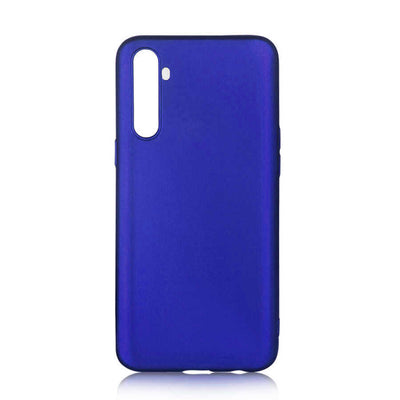 Realme 6 Kılıf Zore Premier Silikon Kapak Saks Mavi