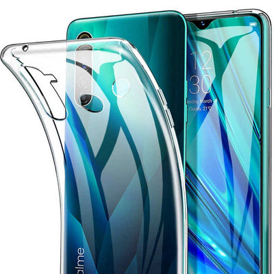 Realme 6 Kılıf Zore Süper Silikon Kapak Renksiz