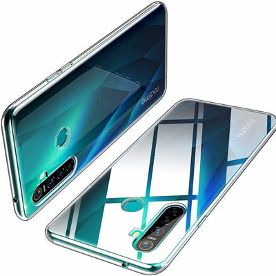 Realme 6 Kılıf Zore Süper Silikon Kapak Renksiz