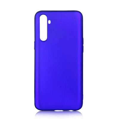 Realme 6 Pro Kılıf Zore Premier Silikon Kapak Saks Mavi