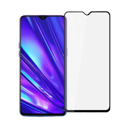 Galaxy M31 Zore Kenarları Kırılmaya Dayanıklı Cam Ekran Koruyucu Siyah
