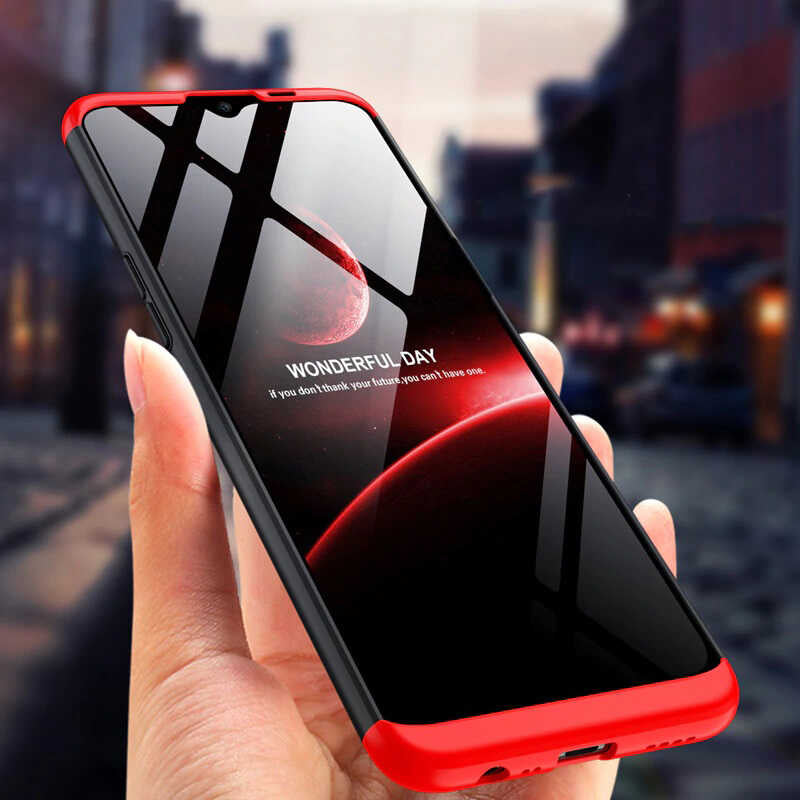 Realme 6İ Kılıf Zore Ays Kapak Siyah-Gri