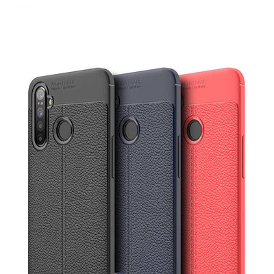 Realme 6İ Kılıf Zore Niss Silikon Kapak Kırmızı