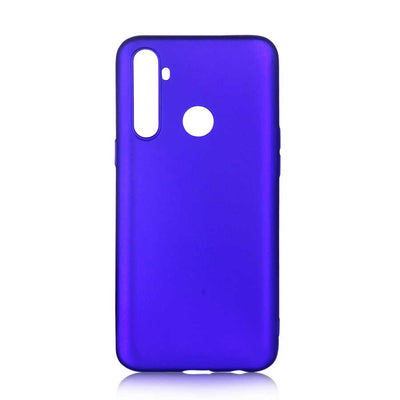 Realme 6İ Kılıf Zore Premier Silikon Kapak Saks Mavi
