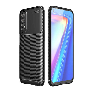 Realme 7 Kılıf Zore Negro Silikon Kapak Siyah