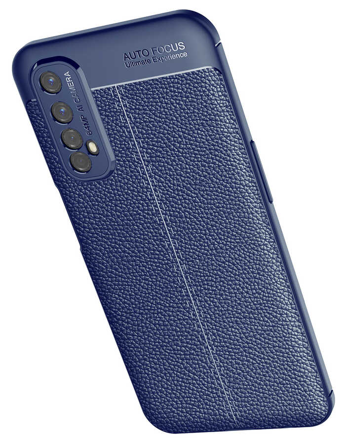 Realme 7 Kılıf Zore Niss Silikon Kapak Kırmızı