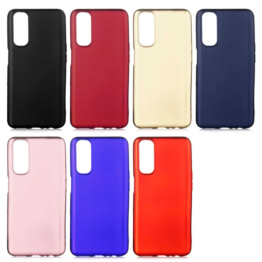 Realme 7 Kılıf Zore Premier Silikon Kapak Lacivert