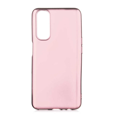 Realme 7 Kılıf Zore Premier Silikon Kapak Rose Gold