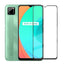 Realme C11 Zore Kenarları Kırılmaya Dayanıklı Cam Ekran Koruyucu Siyah