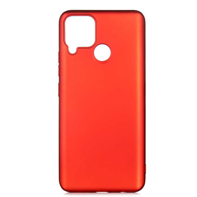 Realme C15 Kılıf Zore Premier Silikon Kapak Kırmızı