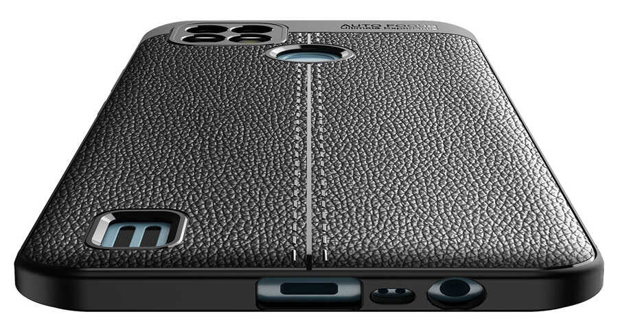 Realme C21 Kılıf Zore Niss Silikon Kapak Lacivert