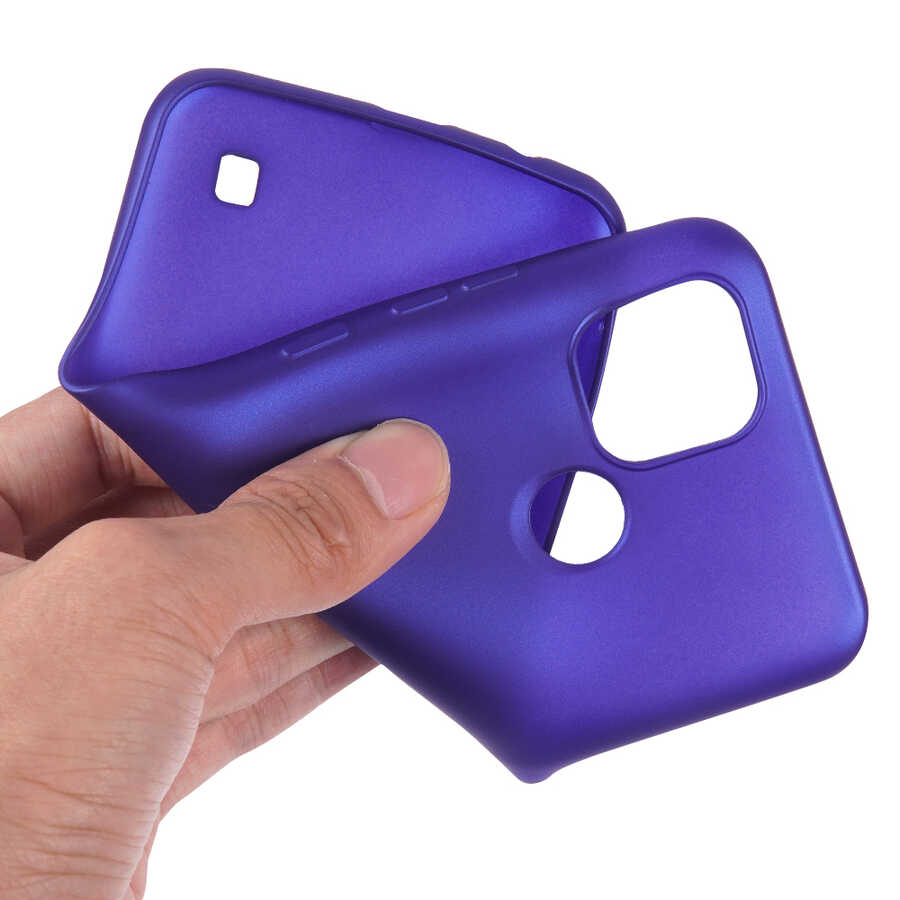 Realme C21 Kılıf Zore Premier Silikon Kapak Siyah