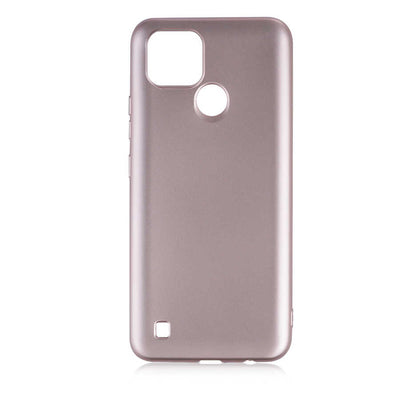 Realme C21 Kılıf Zore Premier Silikon Kapak Rose Gold