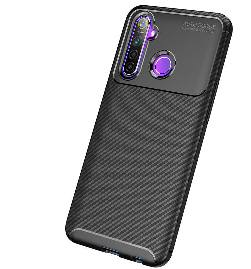 Realme C3 Kılıf Zore Negro Silikon Kapak Siyah