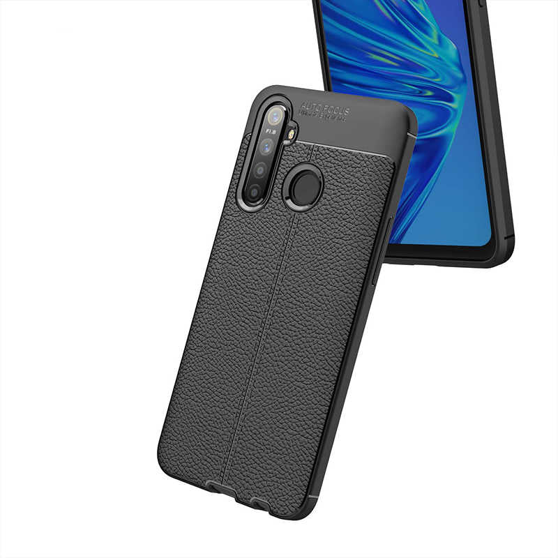Realme C3 Kılıf Zore Niss Silikon Kapak Lacivert