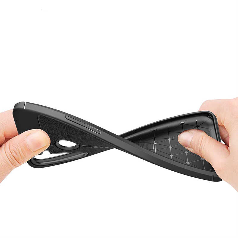 Realme C3 Kılıf Zore Niss Silikon Kapak Siyah