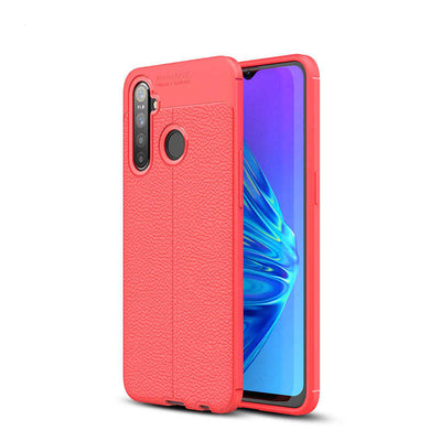 Realme C3 Kılıf Zore Niss Silikon Kapak Kırmızı