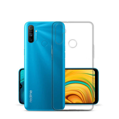Realme C3 Kılıf Zore Süper Silikon Kapak Renksiz