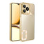 Realme C53 Kılıf Kamera Korumalı Logo Gösteren Zore Omega Kapak Gold