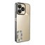 Realme C53 Kılıf Kamera Korumalı Logo Gösteren Zore Omega Kapak Siyah