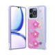 Realme C53 Kılıf Parlayan Simli Kabartma Figürlü Zore Cevze Kapak
