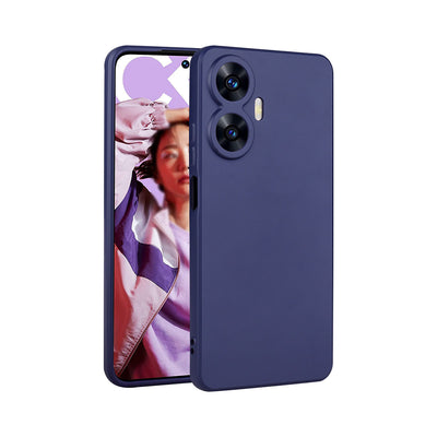 Realme C55 Kılıf Zore Premier Silikon Kapak Siyah