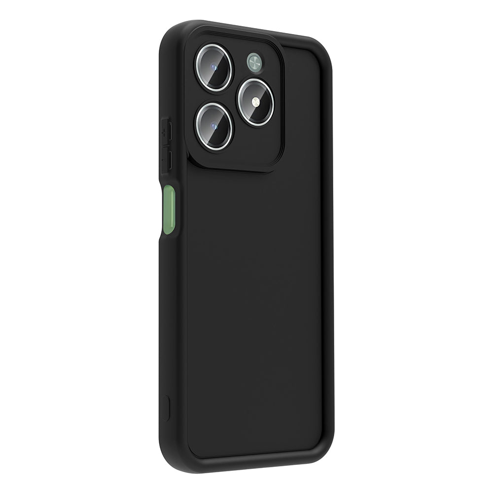 Realme C61 Kılıf Kamera Korumalı Zore Ananas Kapak Siyah