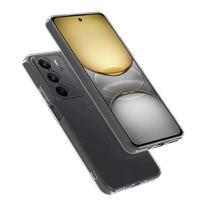 Realme C75 Kılıf Zore Süper Silikon Kapak Şeffaf